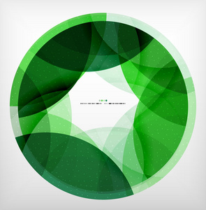 绿色的圆环业务抽象泡沫