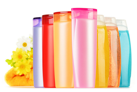 身体护理和美容产品的塑料瓶