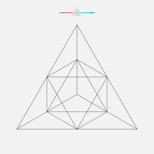 孤立的矢量三角形的几何形状