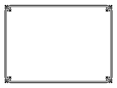 简单黑色装饰装饰框架照片