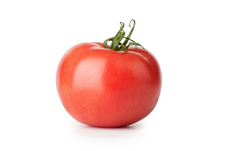 一个新鲜红番茄
