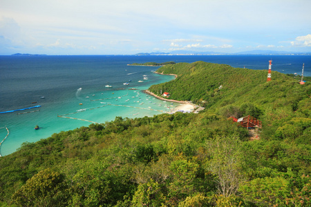 koh 柯兰岛热带海滩芭堤雅市