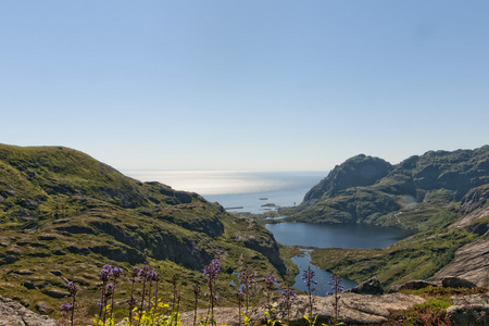 罗弗敦岛挪威峡湾景