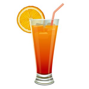 橙色鸡尾酒