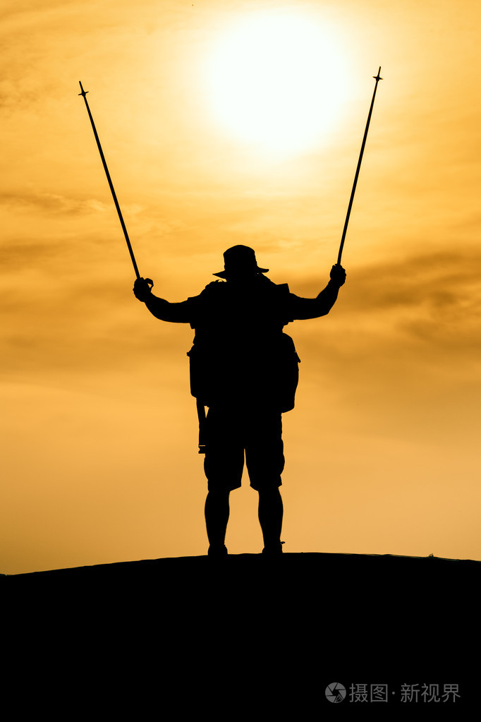 在山中徒步旅行剪影