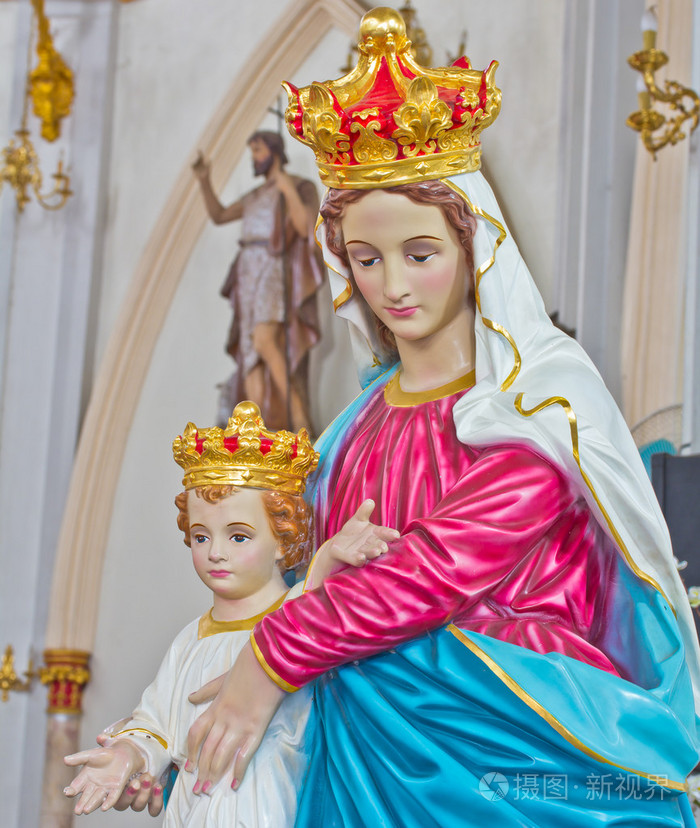 圣母玛利亚与耶稣