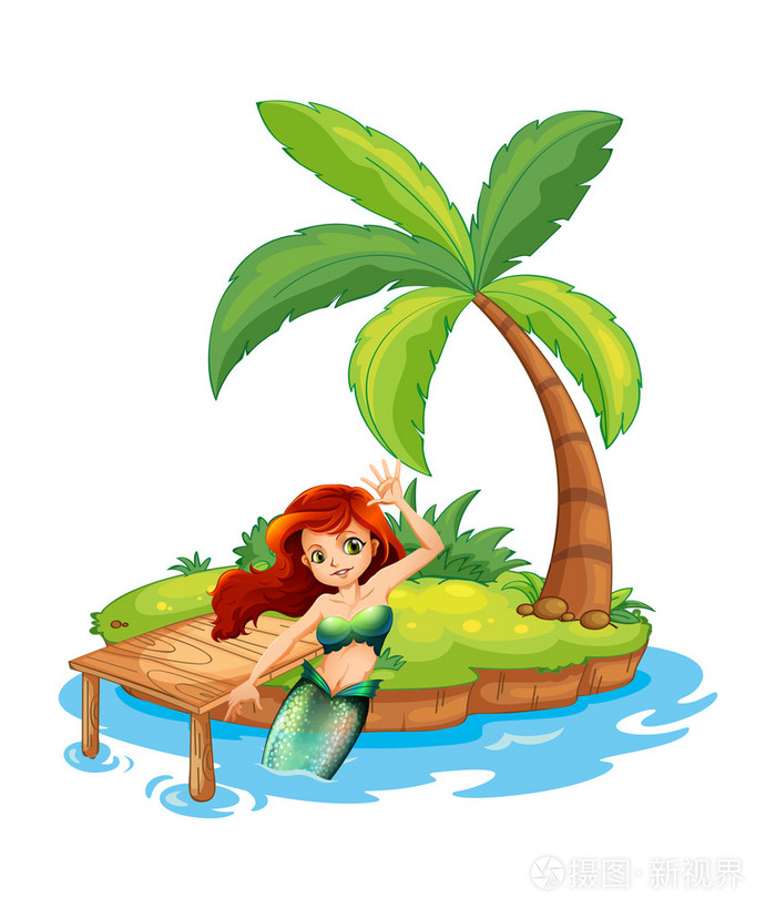 一个年轻的美人鱼岛