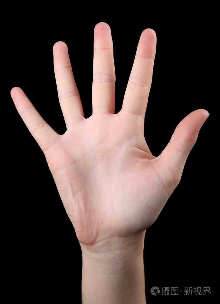 黑色背景上人的手照片-正版商用图片1fy7ii-摄图新视界