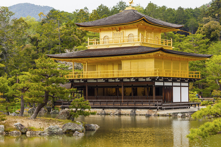 金阁寺 金阁 在京都，日本