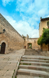 拉比修道院，巴塞罗那，西班牙的视图