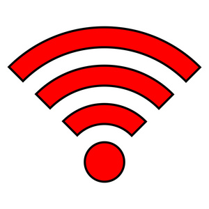 无线网络连接图标禁令图片