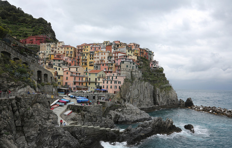 manarola 条意大利的五渔村村落之一