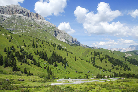 多洛米蒂山帕苏丰 pordoi