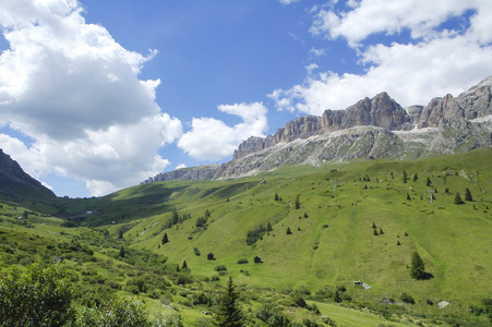 多洛米蒂山帕苏丰 pordoi