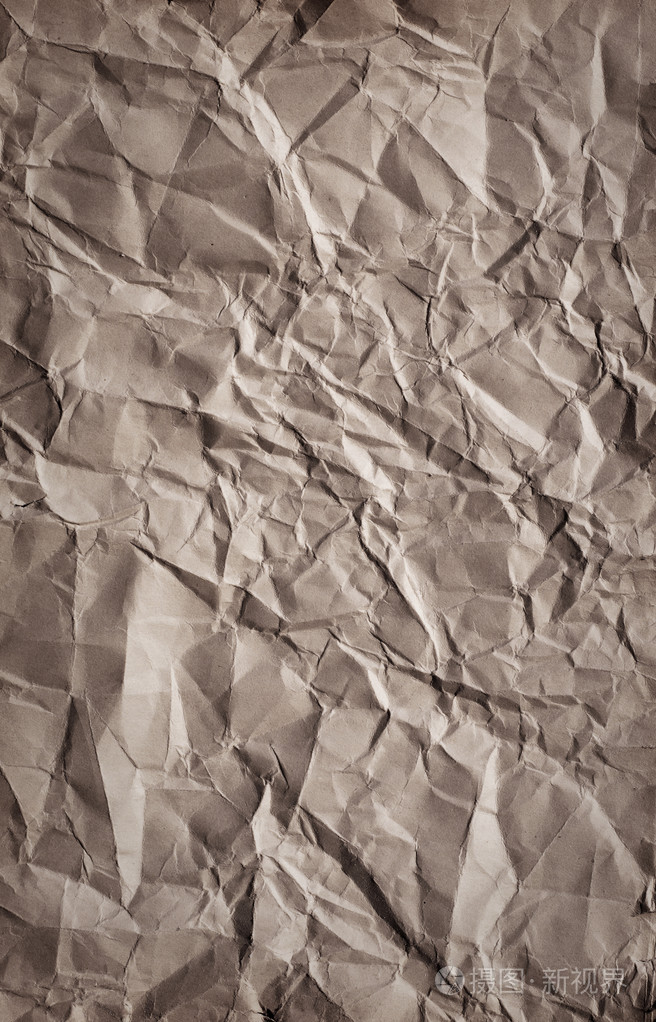 褶皱的纸