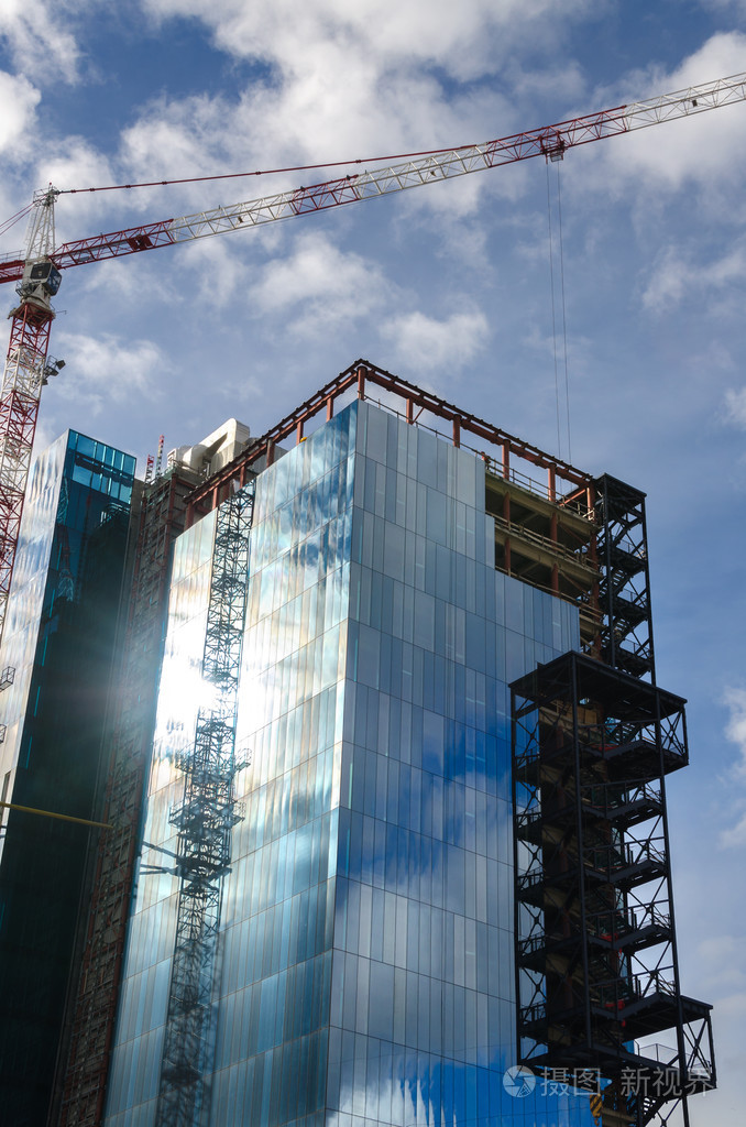 在建的摩天大楼