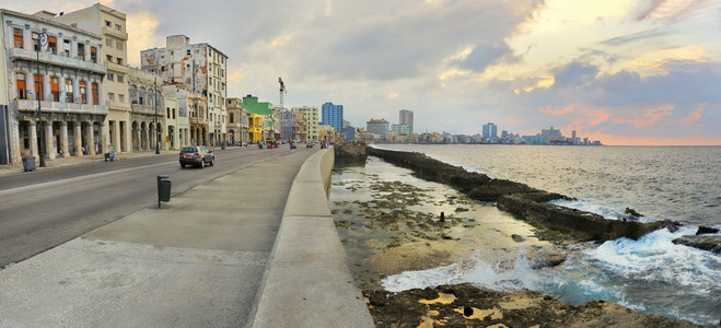 哈瓦那海滨全景