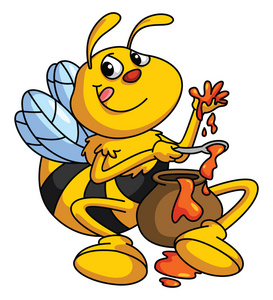 蜜蜂的滑稽漫画