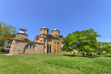 古老的修道院和教堂综合体 lesnovo, 马其顿