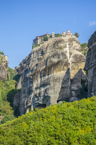 在希腊米特奥拉山修道院