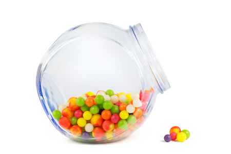 孤立的彩色糖果图片