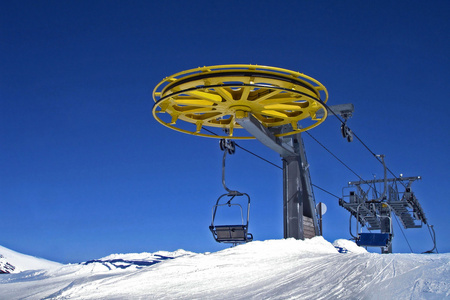 滑雪缆车
