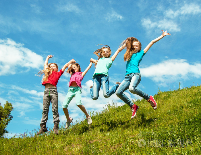 快乐活泼的孩子
