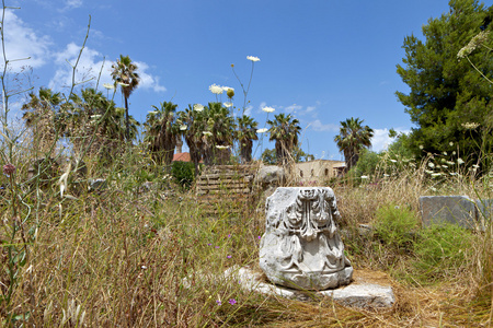 城市景观和历史地标，从希腊 kos