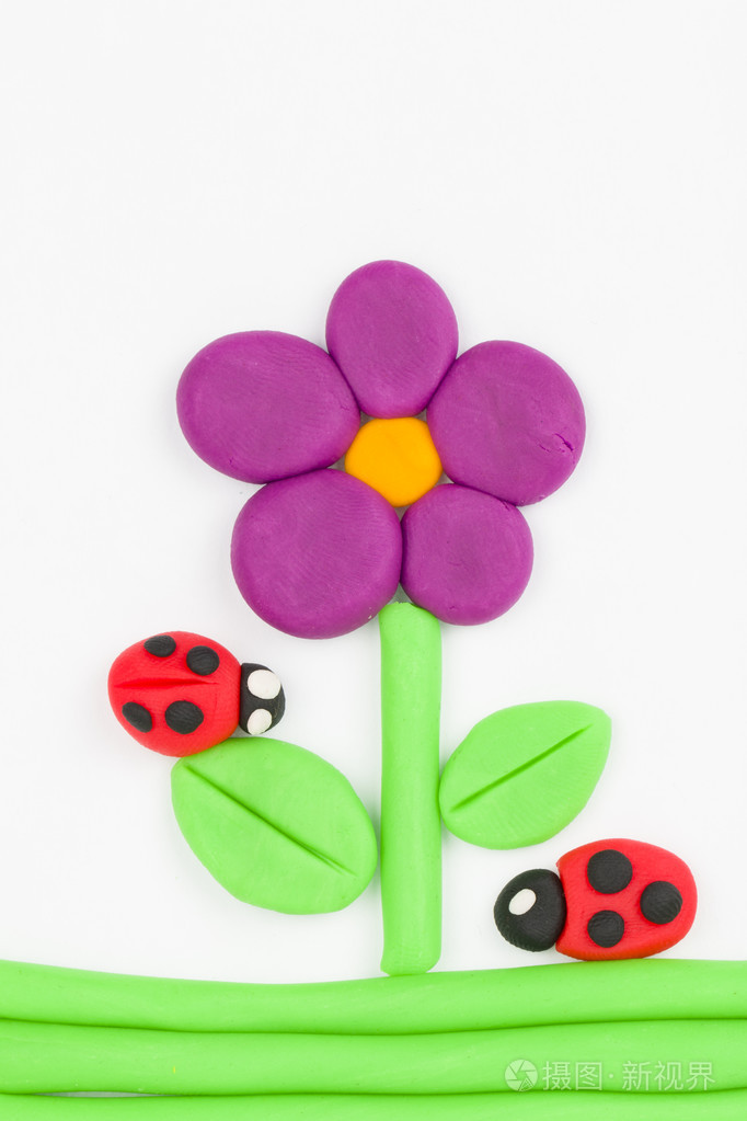橡皮泥花