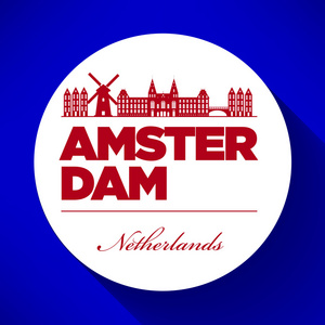 阿姆斯特丹天际线与版式设计