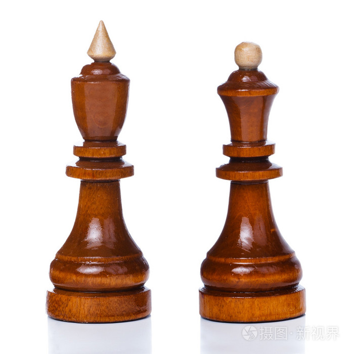 国王和王后的棋子