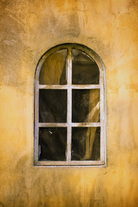 复古式墙与窗口