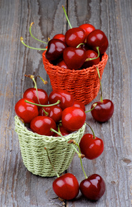 竹篮樱桃图片