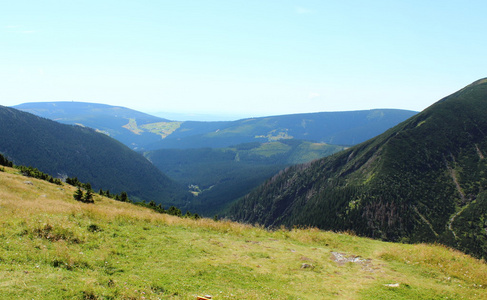 山地景观在波兰山