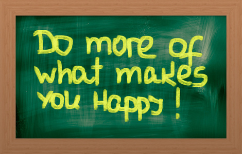 做更多的是什么让你幸福的概念
