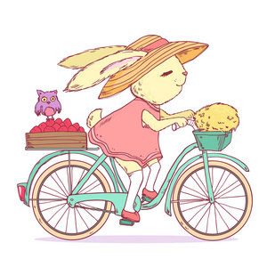 兔子妈妈卡通图图片