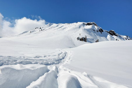 美丽的雪山