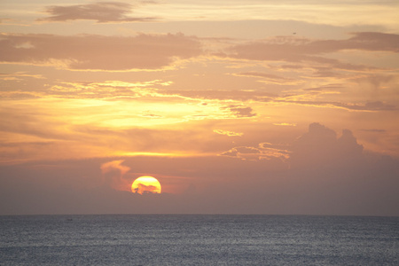 金色的夕阳黄金夕日