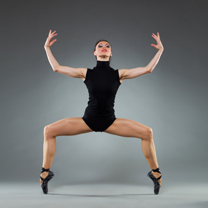 爵士拖鞋现代芭蕾舞蹈家照片
