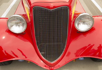 1934 红色福特轿跑车