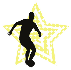 足球明星概念图片