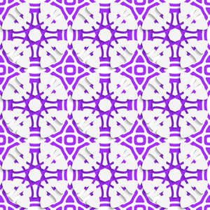 用紫无缝的几何装饰