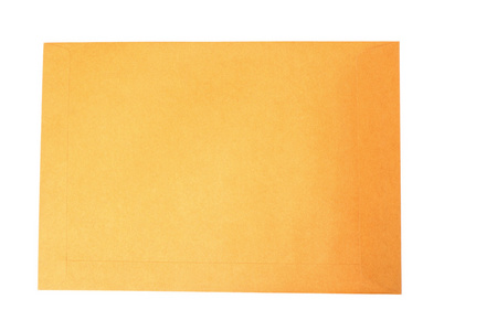 孤立的棕色信封