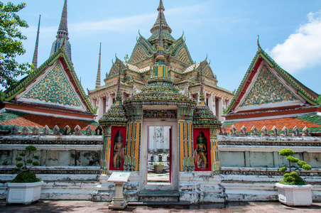 在曼谷，泰国的卧佛寺佛寺