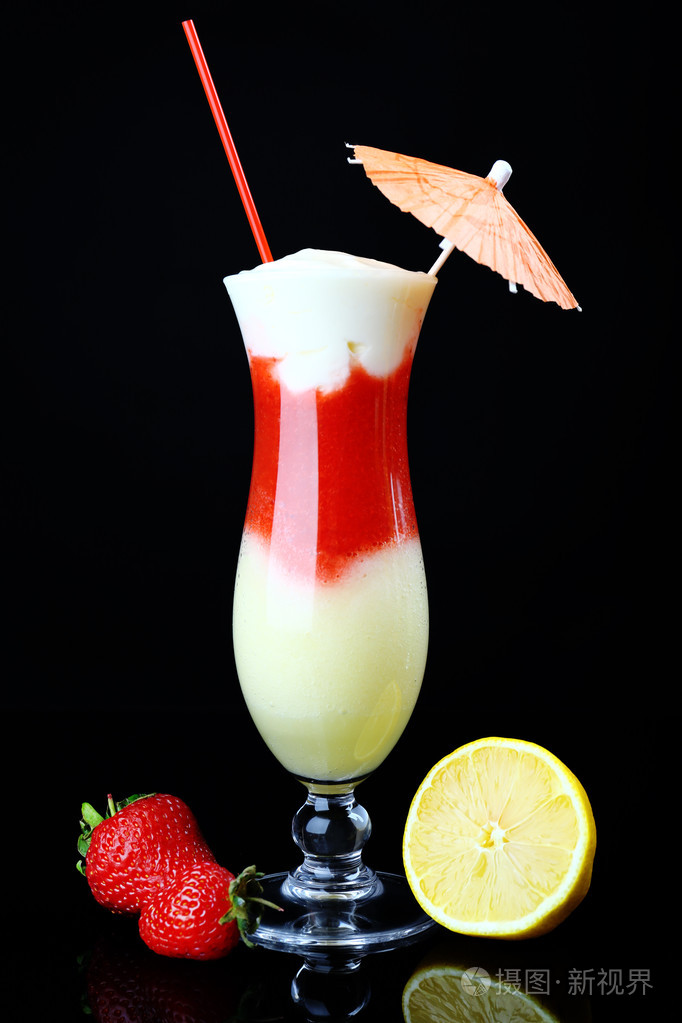 美味的水果冰沙