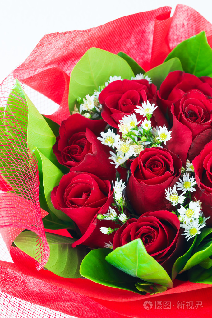 红玫瑰花束