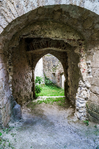 在奥地利的旧的中世纪城堡 gallenstein。