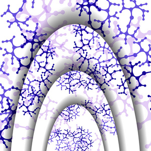 dna 色彩丰富的插画