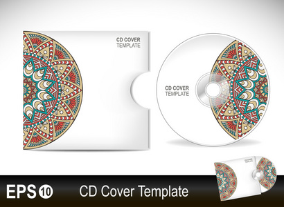 cd 封面设计 template.vector 图