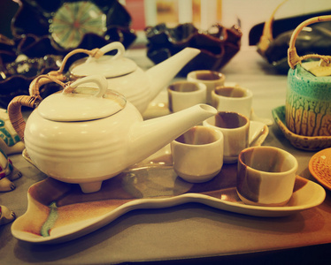 古董瓷器茶杯子